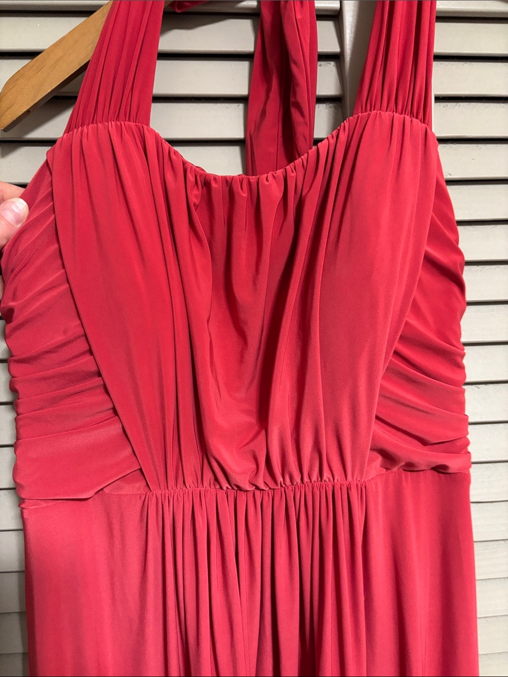 BCBG Halter Pink/Red Maxi Wedding/Prom Dress